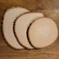 Live Edge Basswood Round with Design