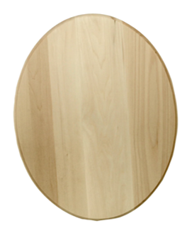 14" x 11" Oval Basswood Plaque